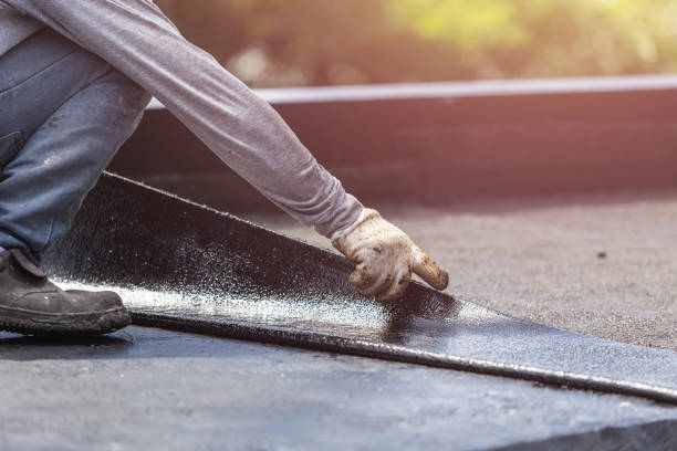 Professional Interior Drainage System technician working in Newell, WV